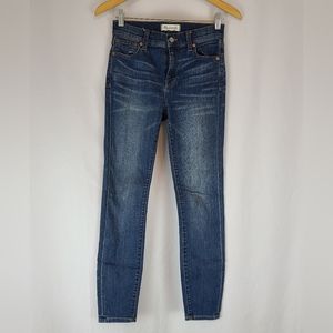 Madewell High Riser Skinny  Ankle Jeans, size 26